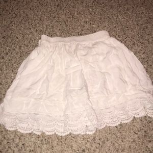 White skirt